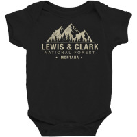 Lewis & Clark National Forest Montana T Shirt Baby Bodysuit | Artistshot