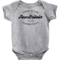 New Britain Ct Hard Hittin Premium T Shirt Baby Bodysuit | Artistshot