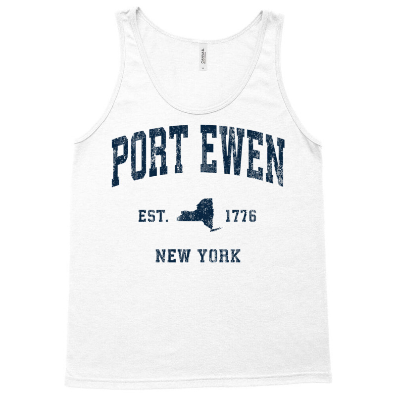 Port Ewen New York Ny Vintage Athletic Navy Sports Design Premium T Sh Tank Top | Artistshot