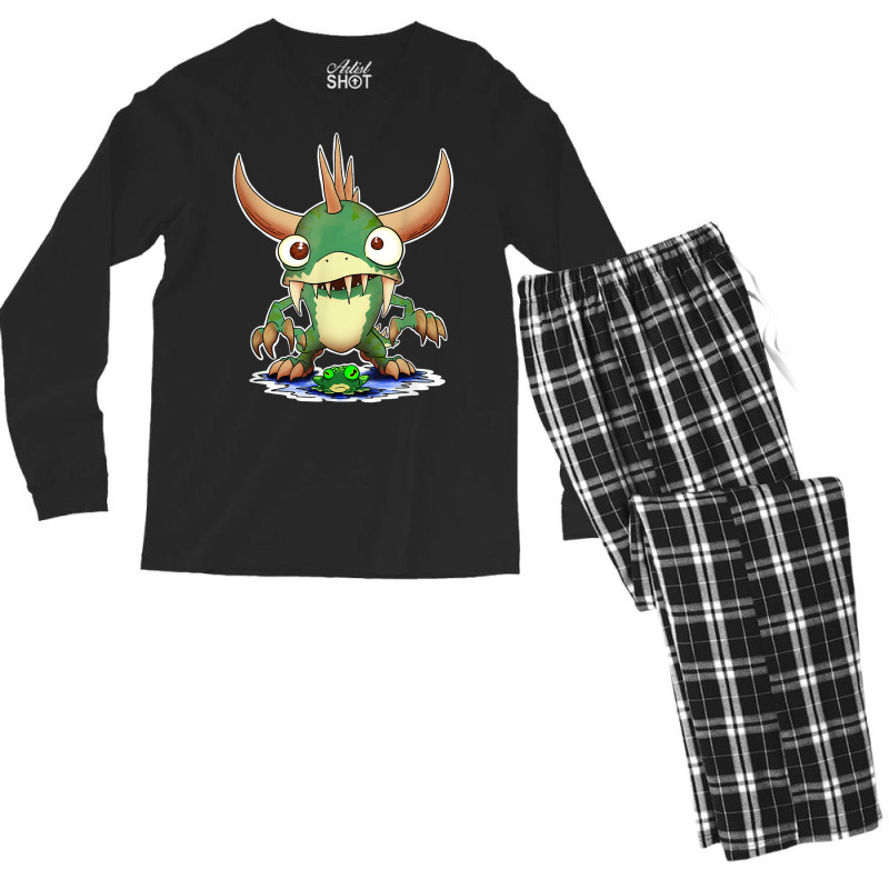 Wisconsin's Legendary Hodag Of Rhinelander T Shirt Men's Long Sleeve Pajama Set | Artistshot