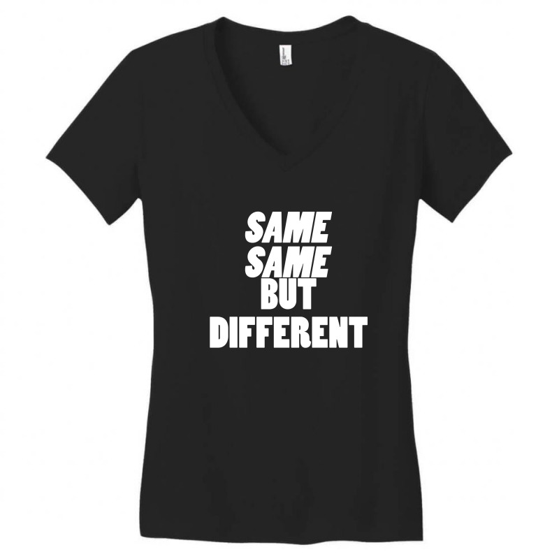 Same Same But Different Women's V-Neck T-Shirt by EquineTee | Artistshot