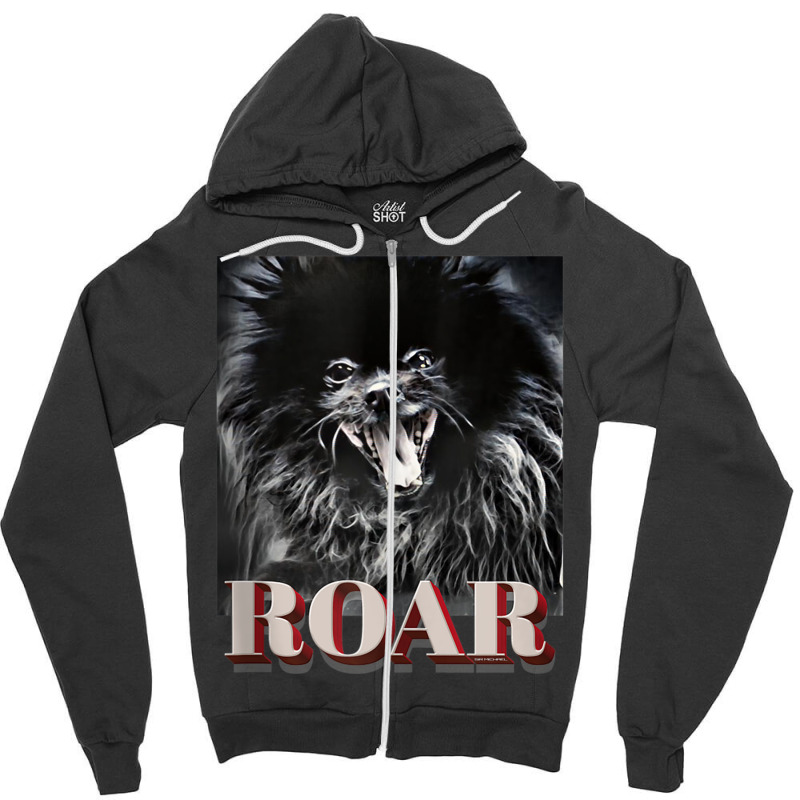 Roar Pomeranian Dog Tank Top Tank Top Zipper Hoodie | Artistshot