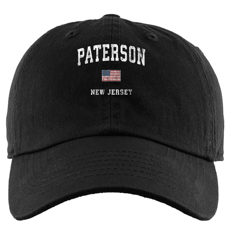 Paterson New Jersey Nj Vintage American Flag Sports Design Premium T S Kids Cap | Artistshot