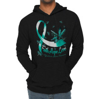 Faith Hope Love Myasthenia Gravis Awareness Dragonfly T Shirt Lightweight Hoodie | Artistshot