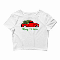 Slammed 3100 Ad Christmas Pickup Truck Pullover Hoodie Crop Top | Artistshot