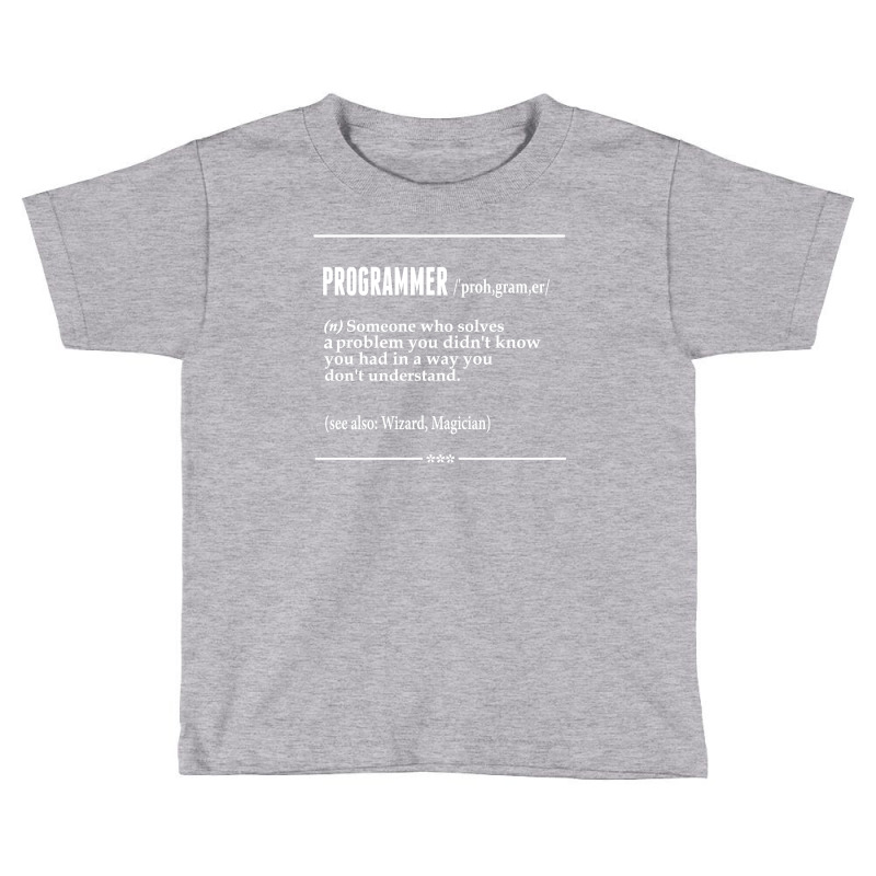 Programmer  Noun Toddler T-shirt | Artistshot