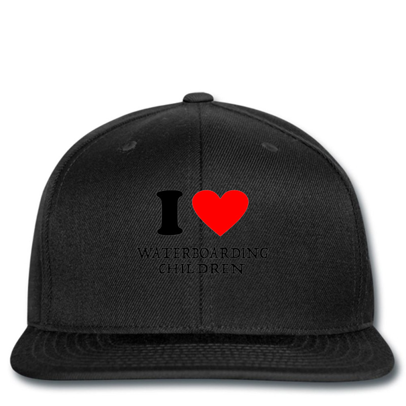 I Love Waterboarding Children [tw] Printed Hat | Artistshot