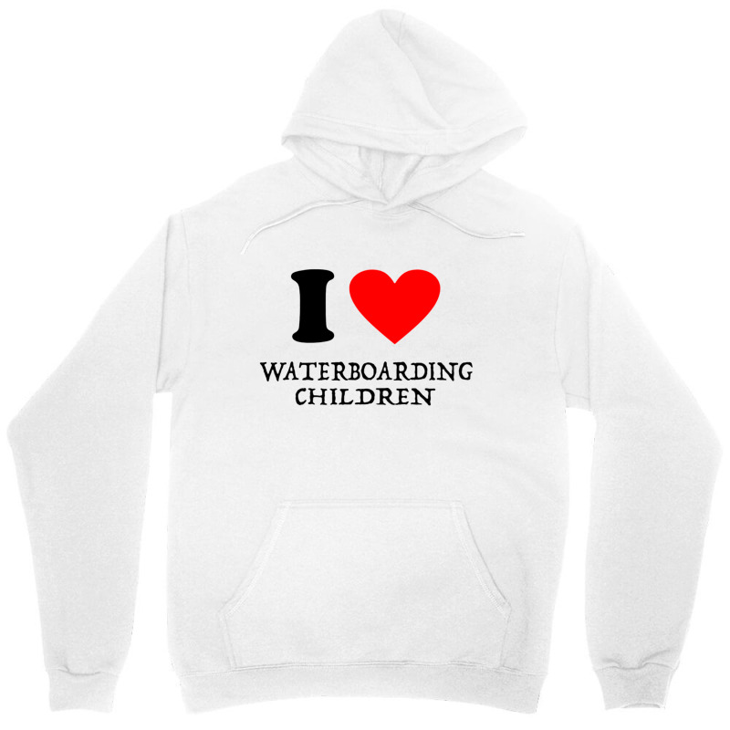 I Love Waterboarding Children Unisex Hoodie | Artistshot