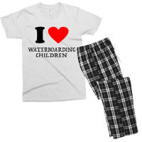 I Love Waterboarding Children Men's T-shirt Pajama Set | Artistshot