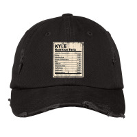 Kyle Nutrition Facts Funny Name Humor Nickname Sarcasm T Shirt Vintage Cap | Artistshot