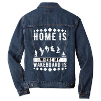 Wakeboard Wakeboarding Wakeboarder T Shirt Men Denim Jacket | Artistshot