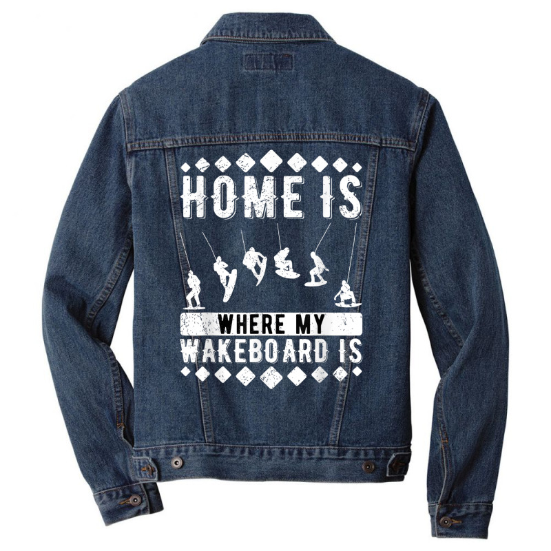 Wakeboard Wakeboarding Wakeboarder T Shirt Men Denim Jacket | Artistshot