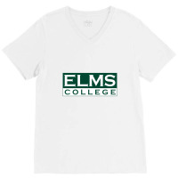 The Elmscollege V-neck Tee | Artistshot