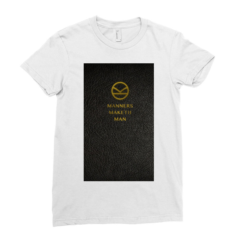 Manners Maketh Man' Small   Kingsman Ladies Fitted T-Shirt by Frazieromg | Artistshot