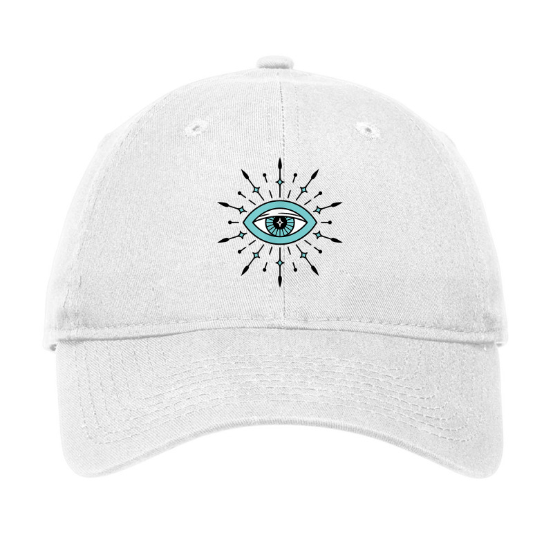 Evil Eye Protection Talisman Symbol T Shirt Adjustable Cap by butacnlzaidelpz | Artistshot