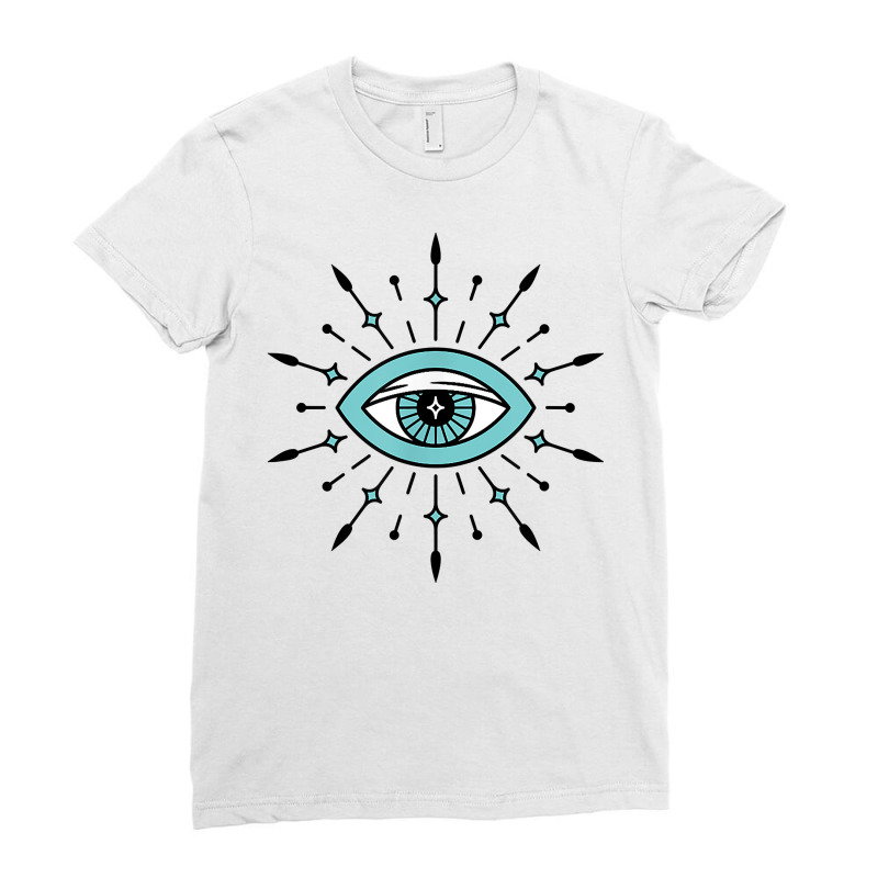 Evil Eye Protection Talisman Symbol T Shirt Ladies Fitted T-Shirt by butacnlzaidelpz | Artistshot