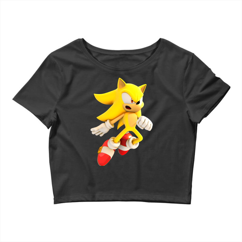 Yellow Hedgehog Jumps Aside Crop Top by ChristinaECooper | Artistshot