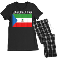 Equatorial Guinea Heritage Roots Flag T Shirt Women's Pajamas Set | Artistshot