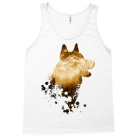 Husky Dog Silhouette  American Husky  Siberian Husky T Shirt Tank Top | Artistshot