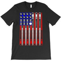 Us Flag Pool Table Billiard Player Patriotic Snooker T Shirt T-shirt | Artistshot