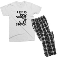 Life Is Too Short To Stay Stock Men's T-shirt Pajama Set | Artistshot