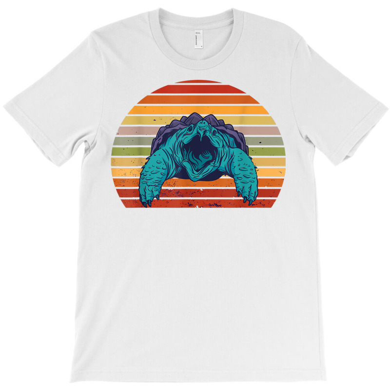 Aligator Snapping Turtle Vintage Retro Sea Animal Turtle T Shirt T-shirt | Artistshot