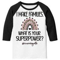 Proud Surrogate Rainbow Gestational Carrier Premium T Shirt Youth 3/4 Sleeve | Artistshot