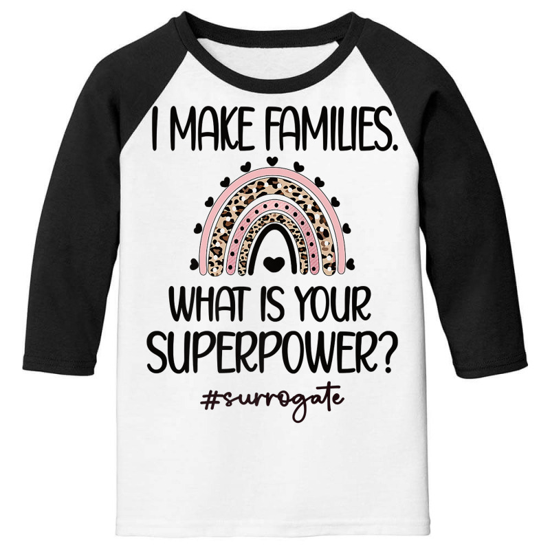 Proud Surrogate Rainbow Gestational Carrier Premium T Shirt Youth 3/4 Sleeve | Artistshot