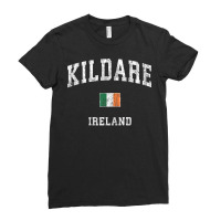 Kildare Ireland Vintage Athletic Sports Design T Shirt Ladies Fitted T-shirt | Artistshot