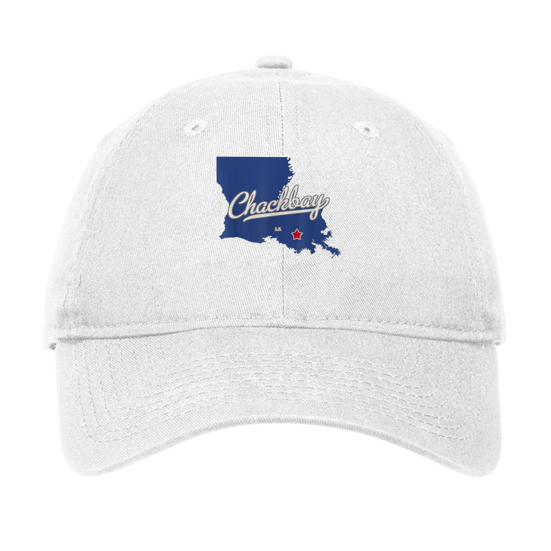 Chackbay Louisiana La Map T Shirt Adjustable Cap | Artistshot