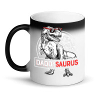 Daddy Saurus T Rex Dinosaur Men Father's Day Family Matching Premium T Magic Mug | Artistshot