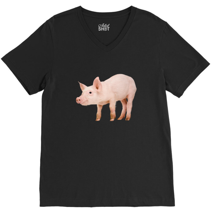 Pig V-neck Tee | Artistshot