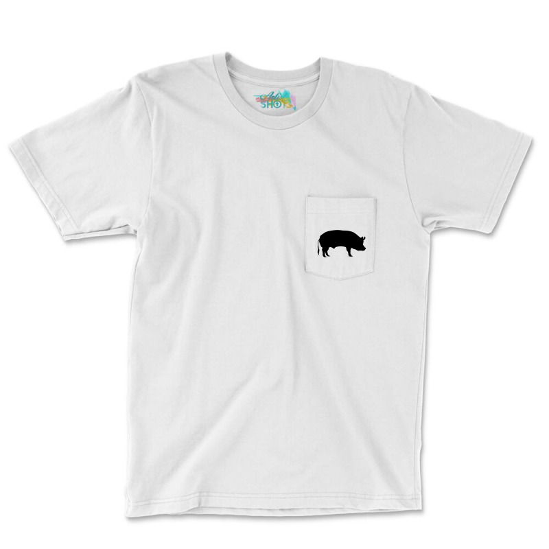 Pig Pocket T-shirt | Artistshot