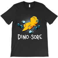 Dino Sore Shirt Funny Dinosaur Workout Gym Lifting Fitness Tank Top T-shirt | Artistshot