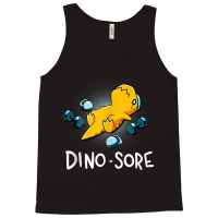 Dino Sore Shirt Funny Dinosaur Workout Gym Lifting Fitness Tank Top Tank Top | Artistshot