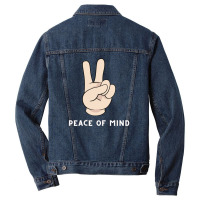 Peace Of Mind Men Denim Jacket | Artistshot