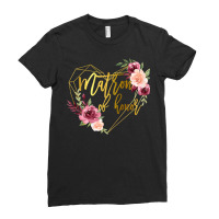 Womens Bridal Team Matching Floral Gift For Sister Matron Of Honor T S Ladies Fitted T-shirt | Artistshot