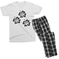 Hawaiian Flower Men's T-shirt Pajama Set | Artistshot