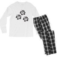 Hawaiian Flower Men's Long Sleeve Pajama Set | Artistshot