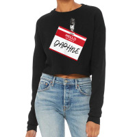 Hello My Name Is Daphne Funny Halloween Name Tag Custome T Shirt Cropped Sweater | Artistshot