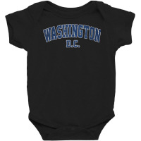 Washington District Of Columbia Dc Vintage Sports Design Nav T Shirt Baby Bodysuit | Artistshot