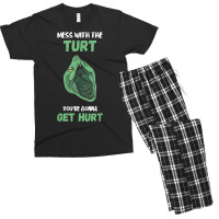 Mess With The Turt Snapping Turtle Aligator Snapping Turtle T Shirt Men's T-shirt Pajama Set | Artistshot