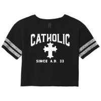 Catholic Since Ad 33 God Jesus Christian Men Women Kids T Shirt Scorecard Crop Tee | Artistshot