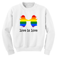 Love Is Love Penguin For Light Youth Sweatshirt | Artistshot