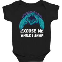 Snapping Turtle Sea Animal Excuse Me Snapping Turtle Lover T Shirt Baby Bodysuit | Artistshot