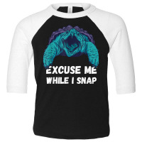 Snapping Turtle Sea Animal Excuse Me Snapping Turtle Lover T Shirt Toddler 3/4 Sleeve Tee | Artistshot