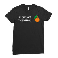 Sine Cosine Tangent Tangerine Trig Math Joke Pun T Shirt Ladies Fitted T-shirt | Artistshot