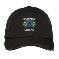 Snapping Legend Aligator Snapping Turtle Retro Reptile Lover T Shirt Vintage Cap | Artistshot