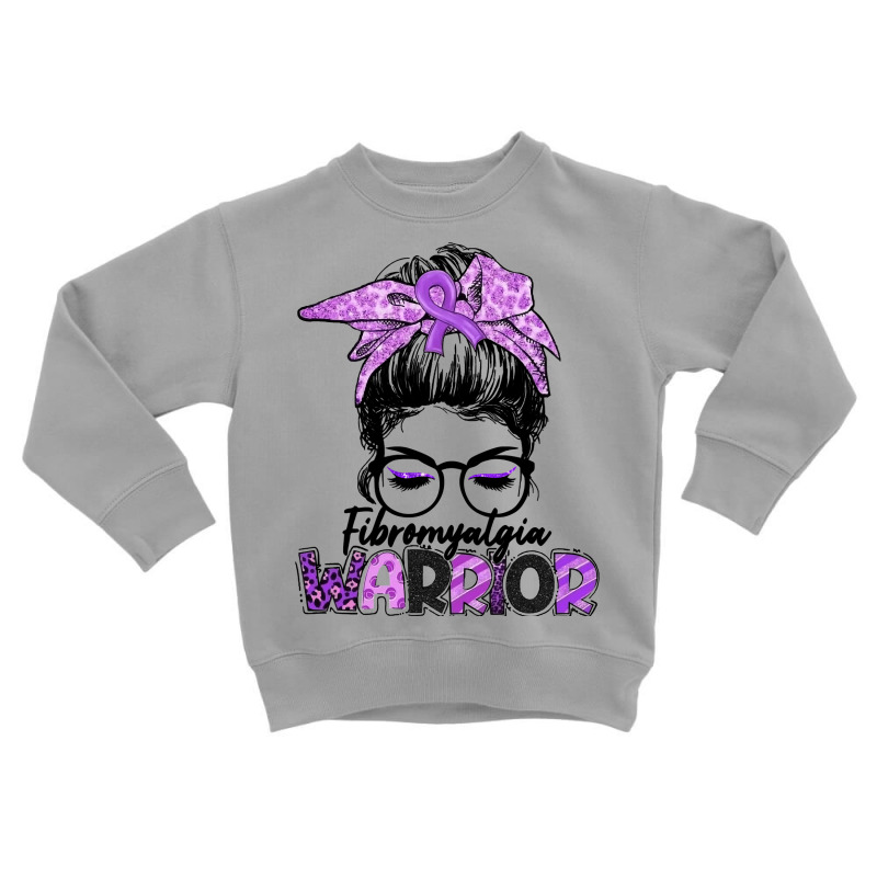 Fibromyalgia Warrior Strong Women Fibromyalgia Awareness Pullover Hood Toddler Sweatshirt | Artistshot