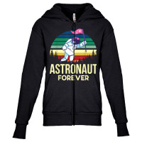 Space Astronaut Retro Planets Solar System Galaxy Milky Way T Shirt Youth Zipper Hoodie | Artistshot